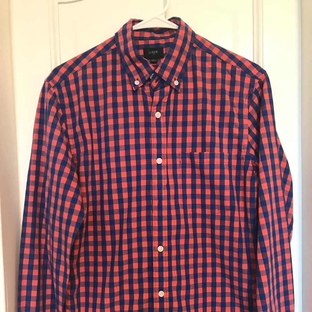 J. Crew Men's Plaid Button Down